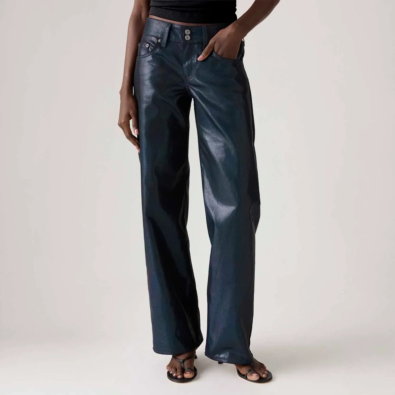 Calça Jeans Levi's® Superlow Loose Azul Marinho — imagem 1