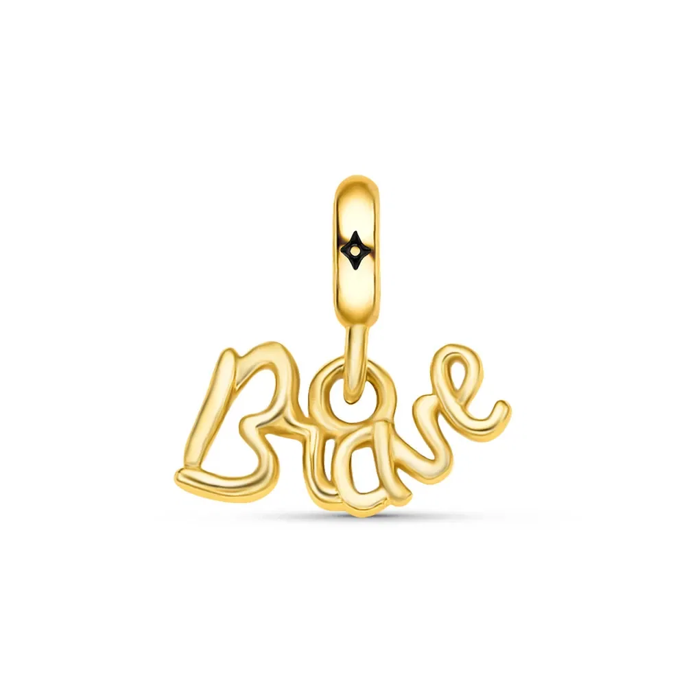 Pingente Life Desejos Brave em Prata 925 com Banho de Ouro Amarelo 18k — imagem 1