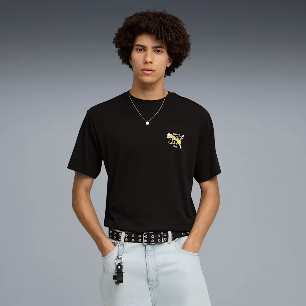 Camiseta Graphics Bubble Font Relaxed Masculina
