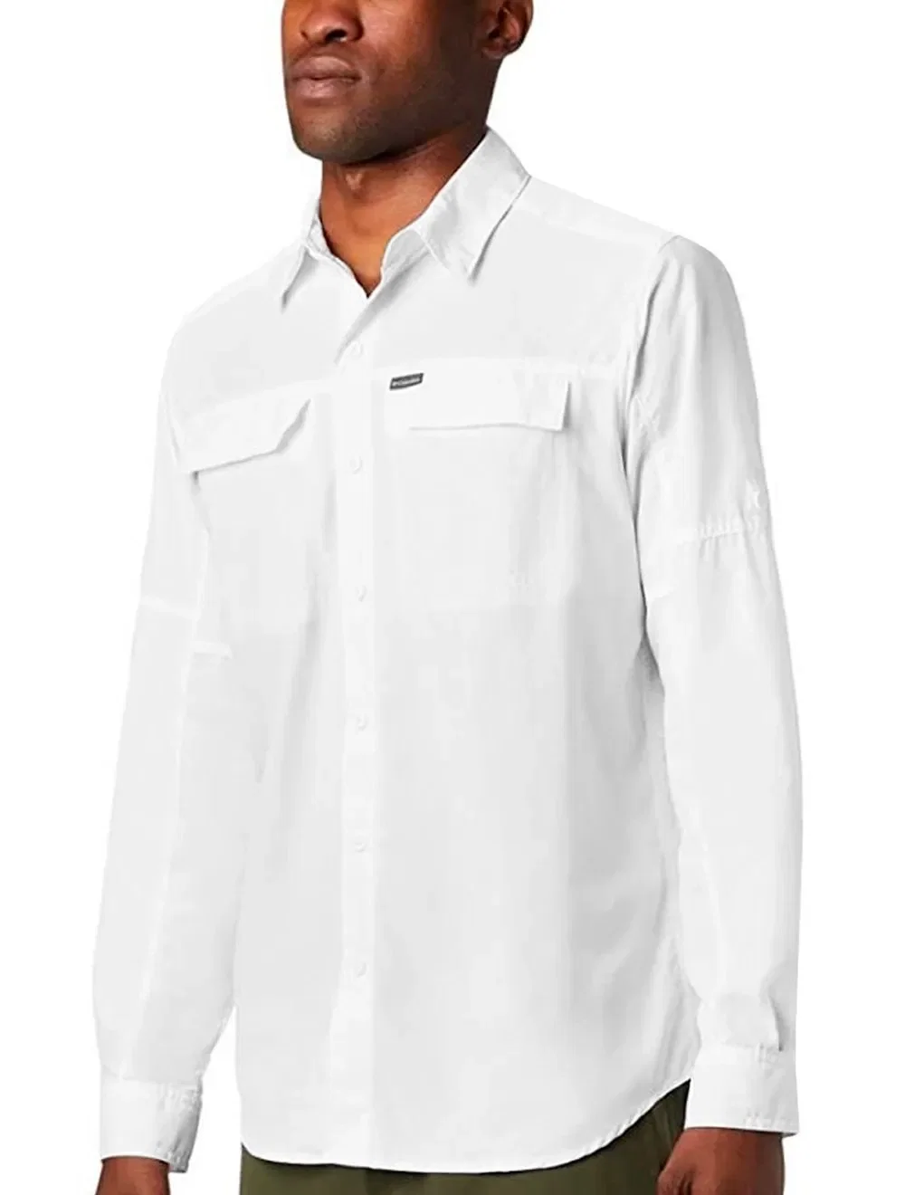 Camisa Columbia Masculina Silver Ridge II Branca
