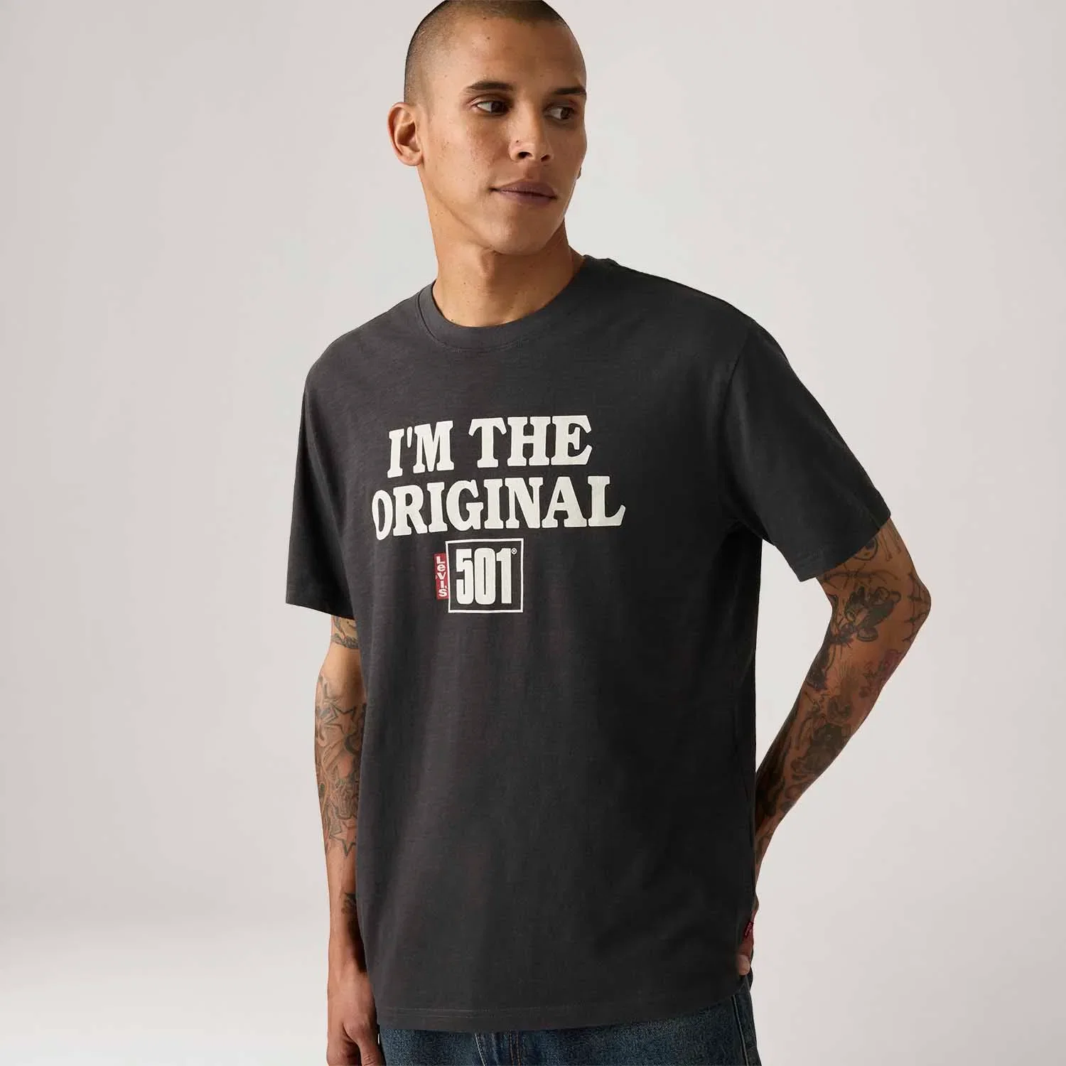 Camiseta Levi's® Graphic Preta Manga Curta — imagem 1