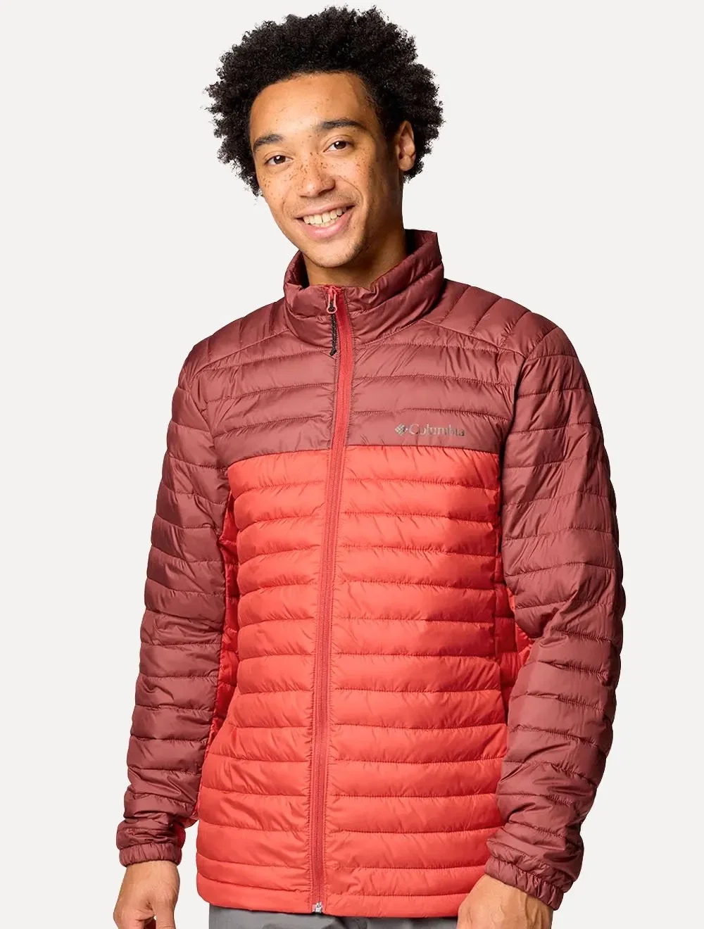 Jaqueta Columbia Masculina Silver Falls II Vermelho / Bordô — imagem 1