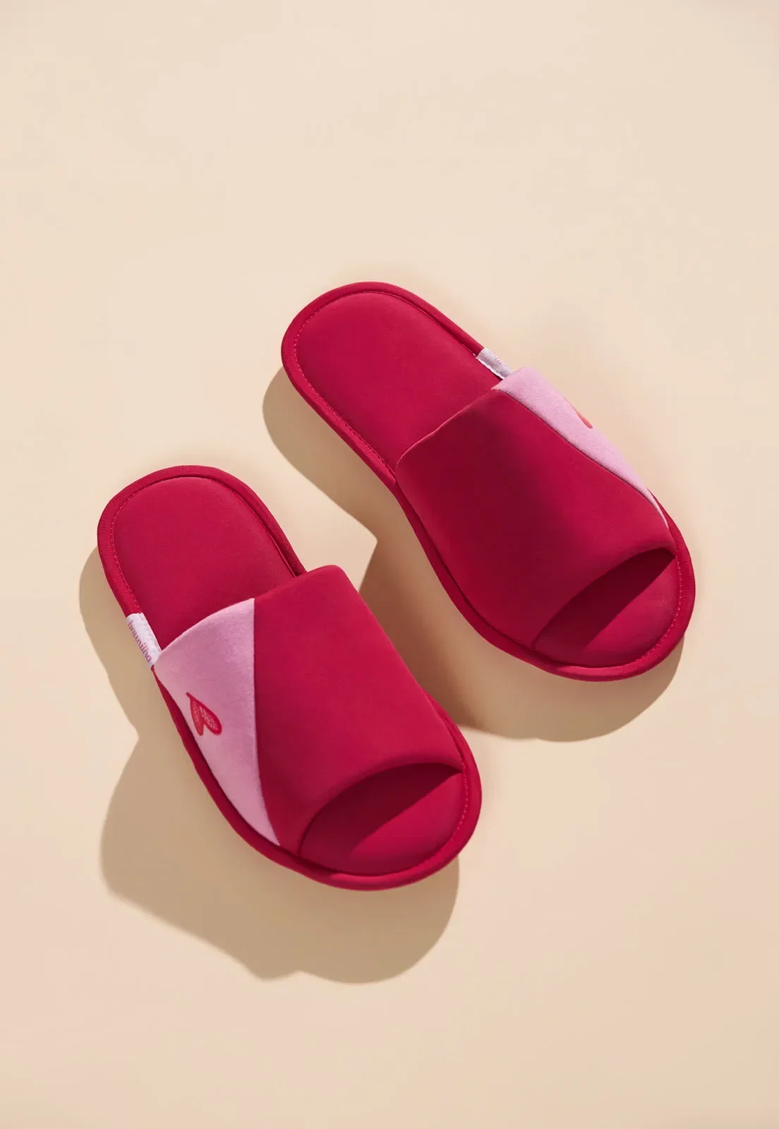Pantufa Aberta de Microfibra Baunilha