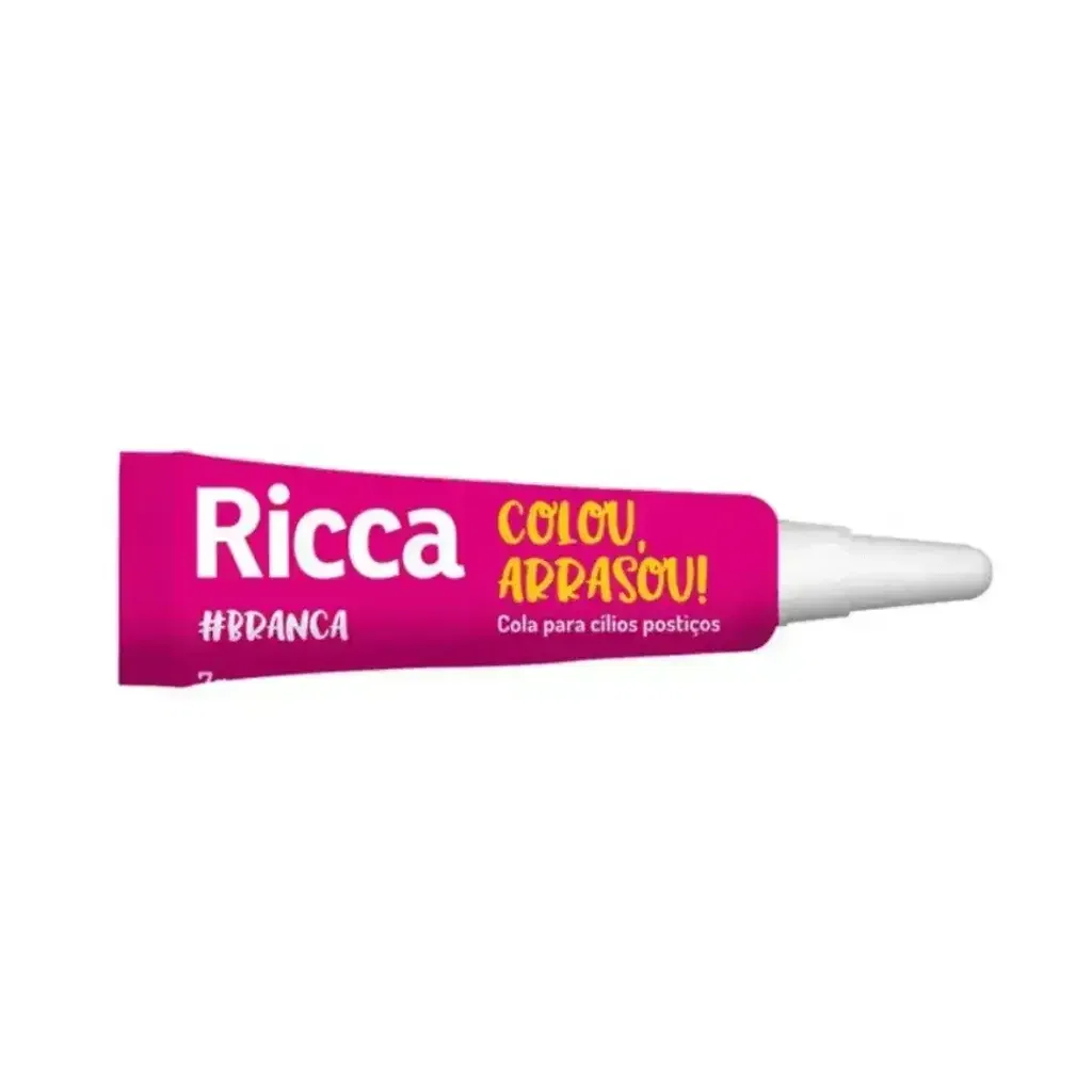 Cola para Cílios Postiços Branca Ricca 7g