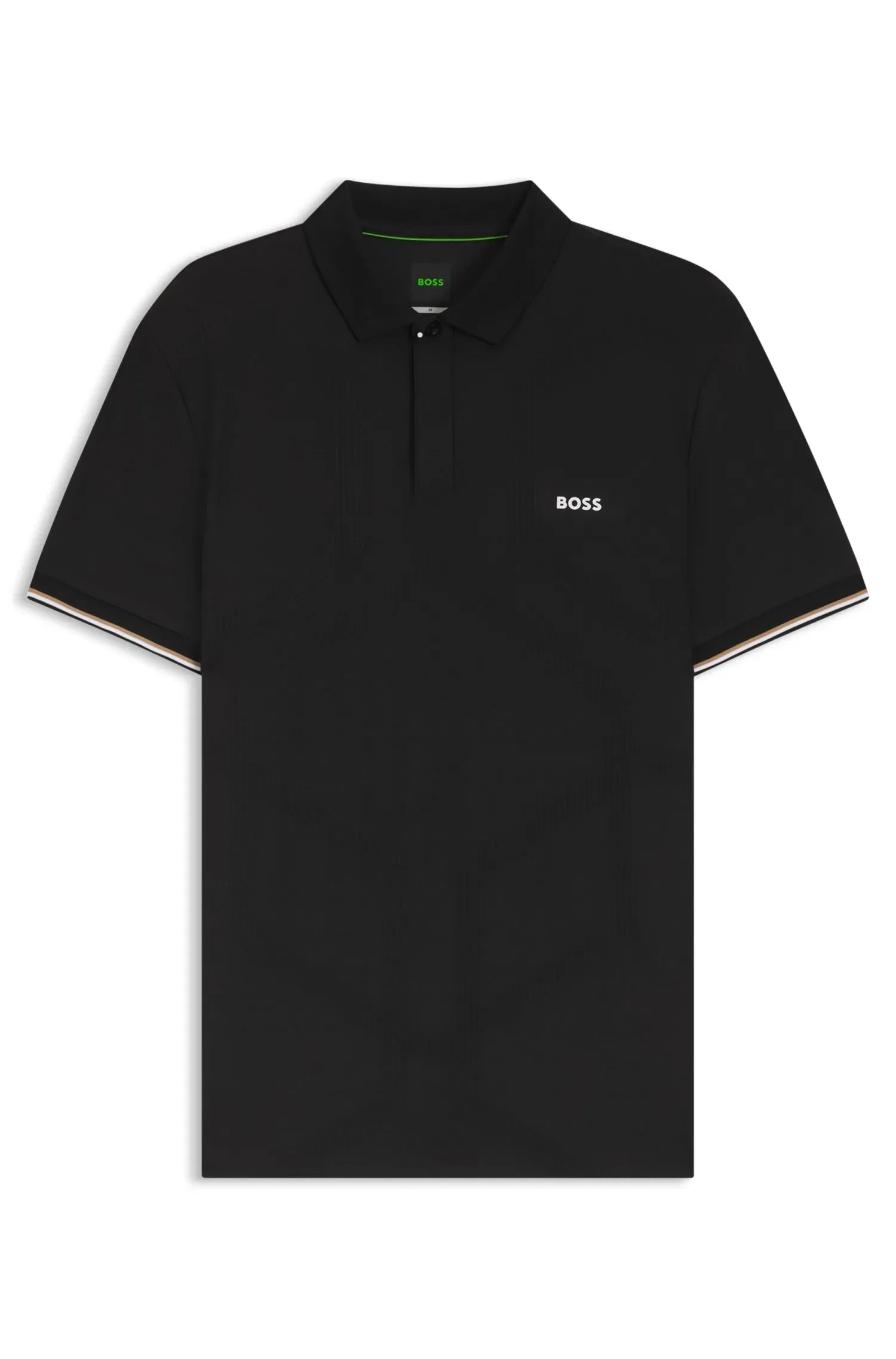 Polo De Secagem Rápida Com Detalhes De Mapeamento Corporal