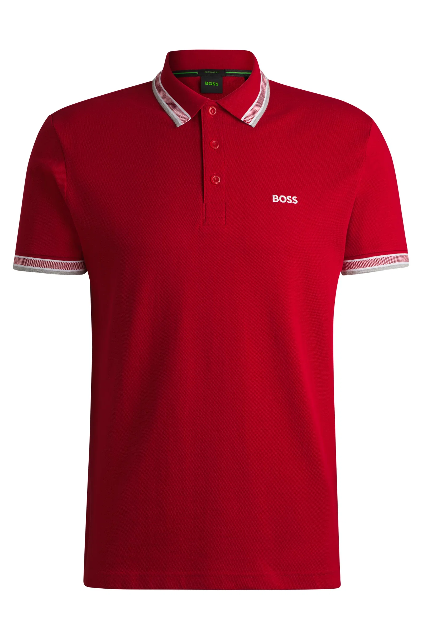 Camisa Polo Em Algodão Orgânico Com Logo — imagem 1