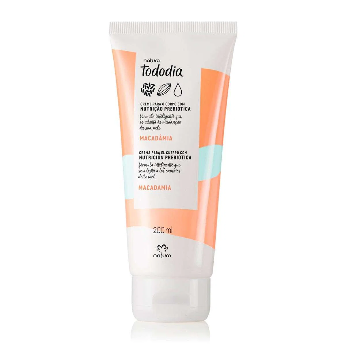 Creme Desodorante Nutritivo para o Corpo Tododia Macadâmia 200 ml