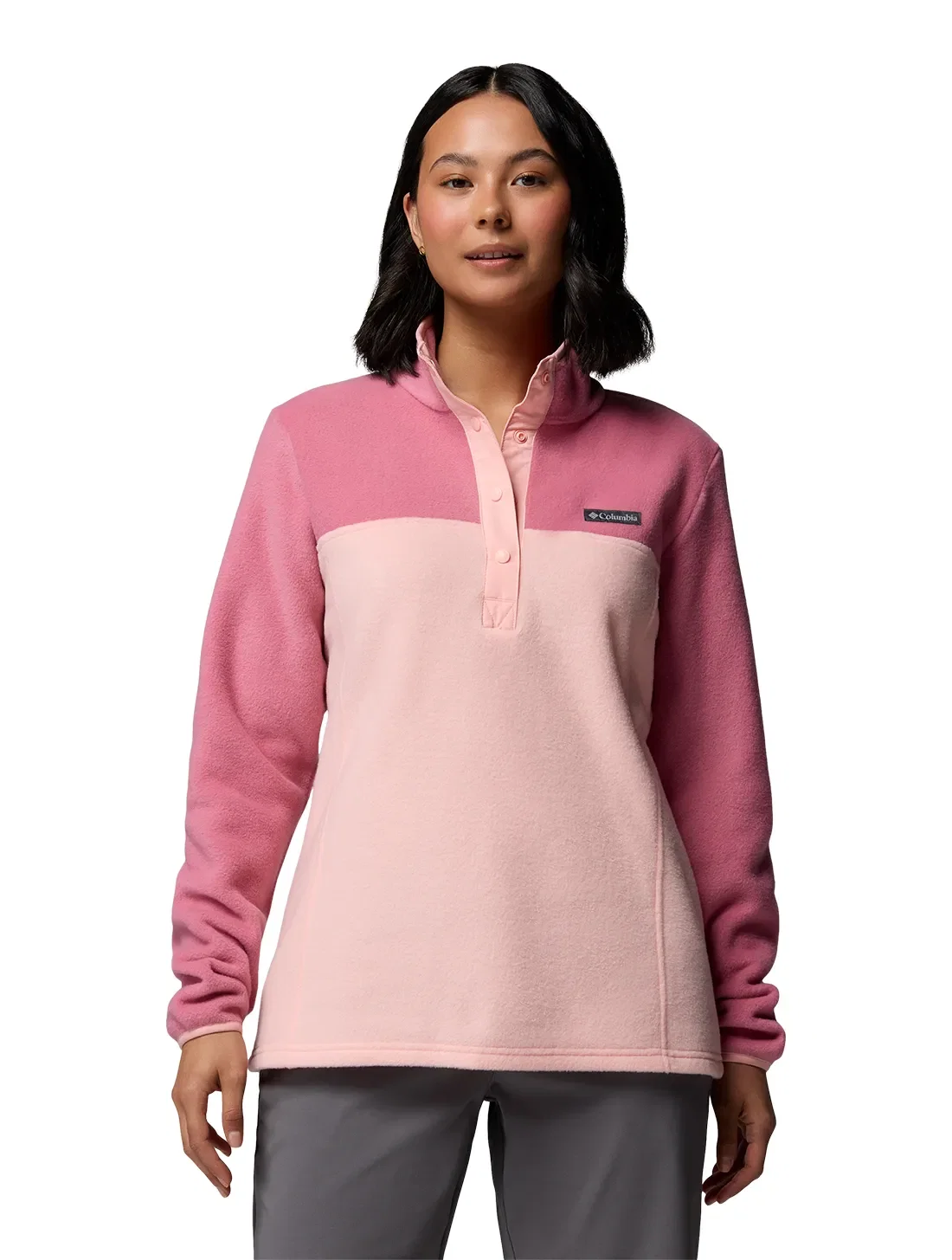 Jaqueta Fleece Columbia Feminina Benton Springs 1/2 Snap Pull Over II — imagem 1