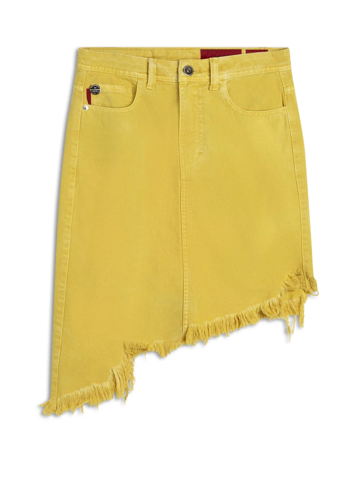 Saia White Denim Mom Ellus Bamboo — imagem 1