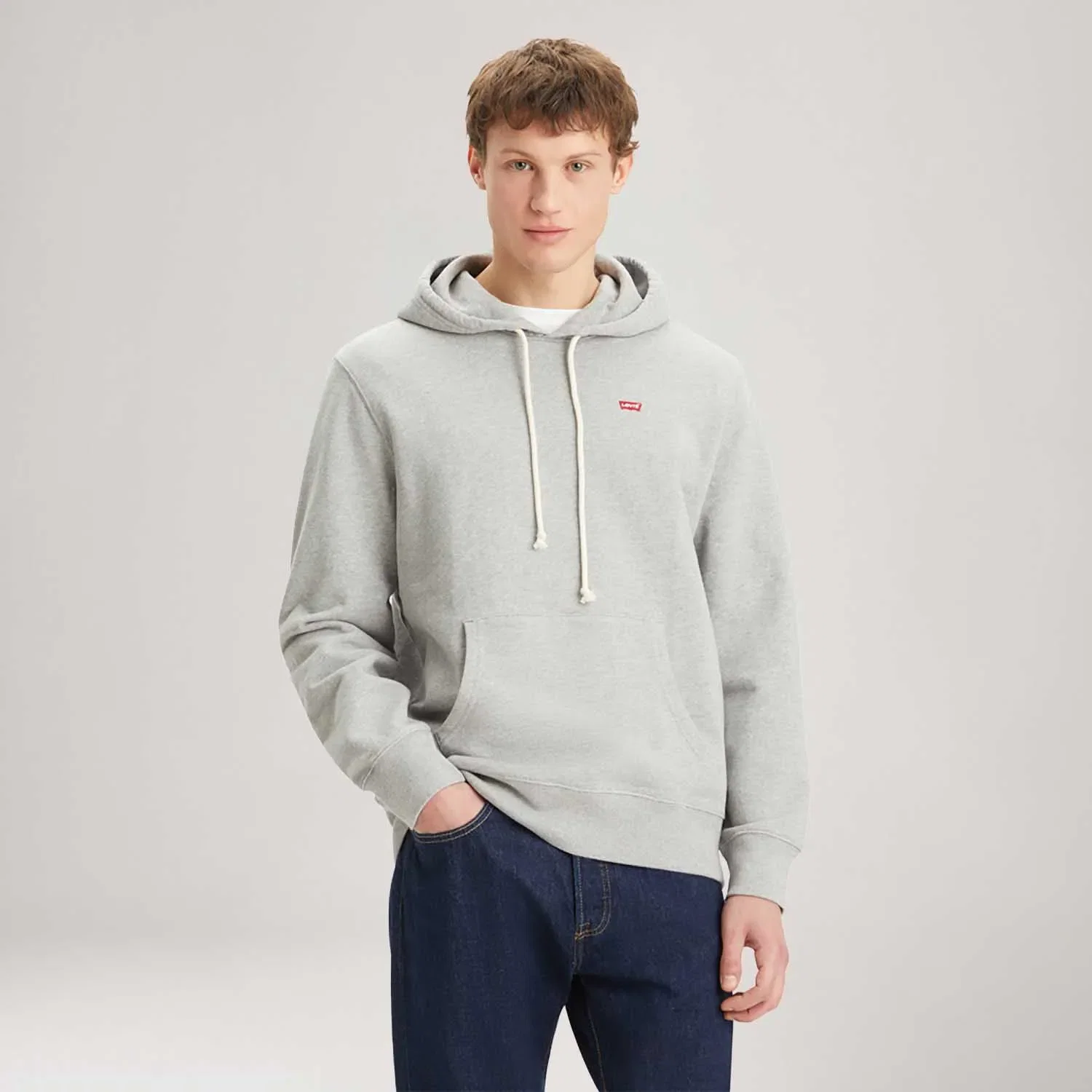 Moletom Levi's® The Original Housemark Hoodie Cinza — imagem 1