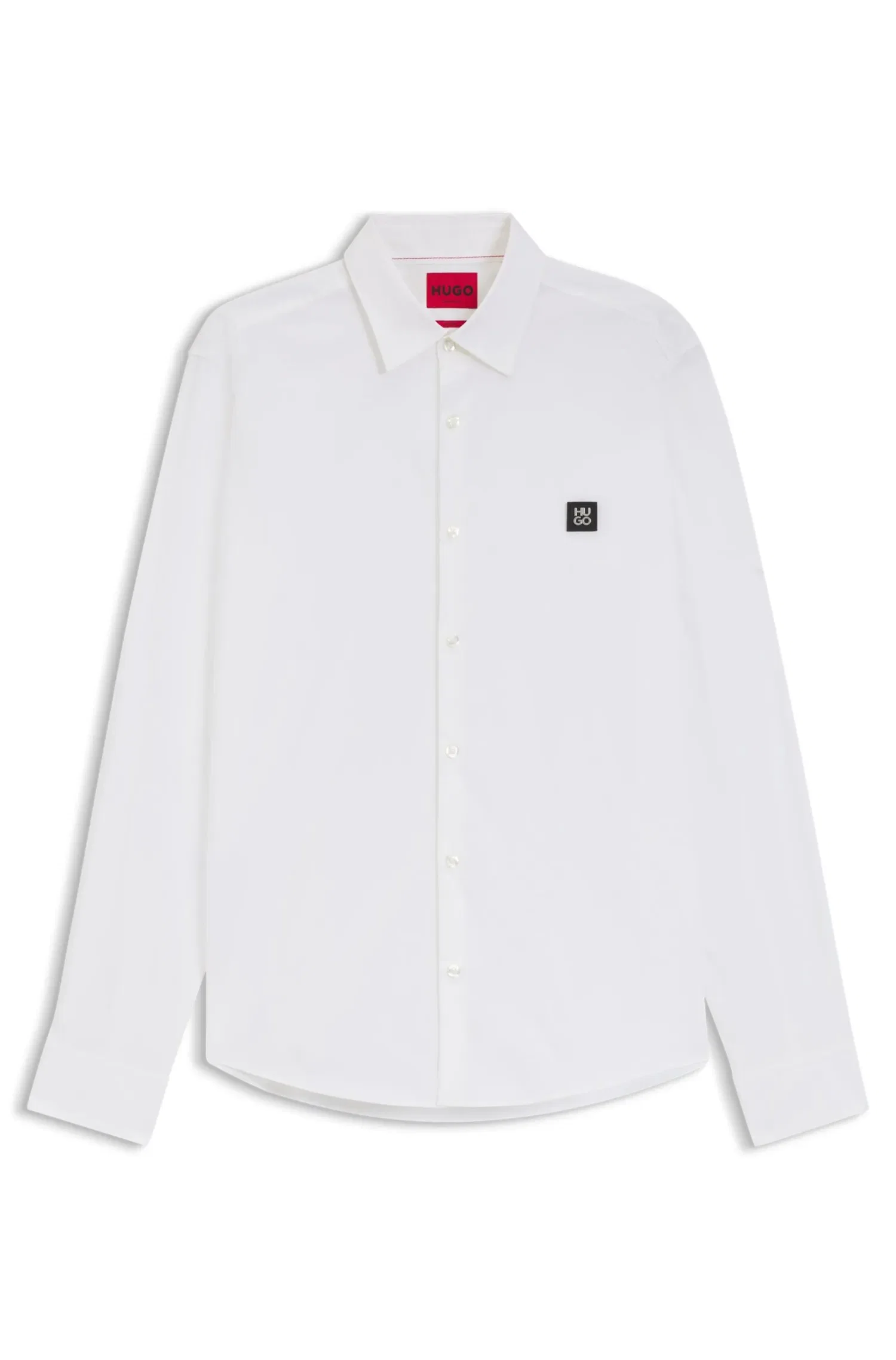 Camisa Slim Fit Em Algodão