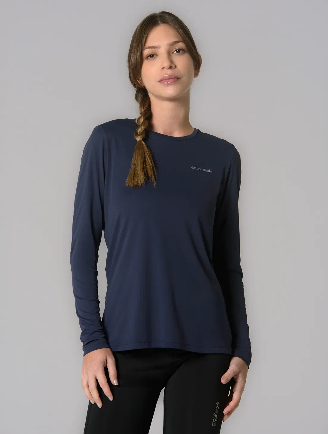 Camiseta Columbia Feminina M/L Neblina — imagem 1
