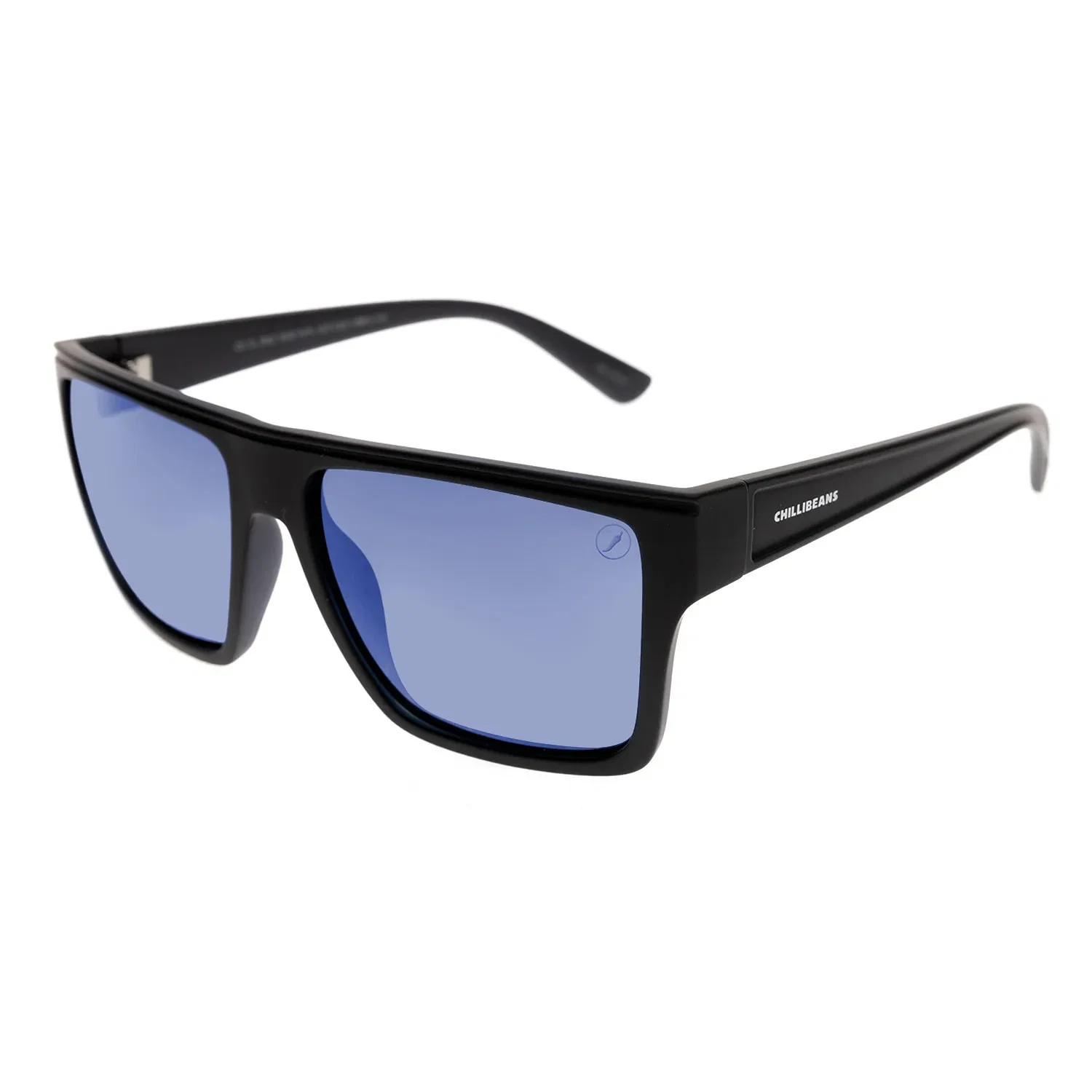 Óculos de Sol Masculino Chilli Beans Clássicos Quadrado Azul — imagem 1
