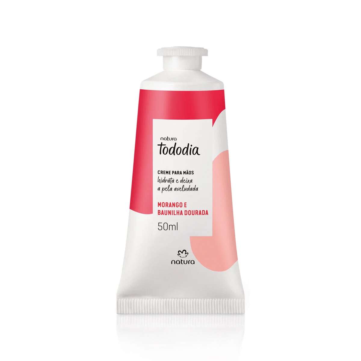 Creme Nutritivo para as Mãos Tododia Morango e Baunilha Dourada 50 ml