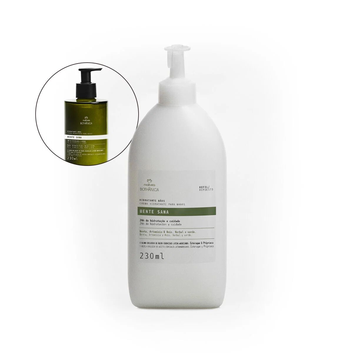 Refil Hidratante para Mãos Bothânica Mente Sana 230 ml