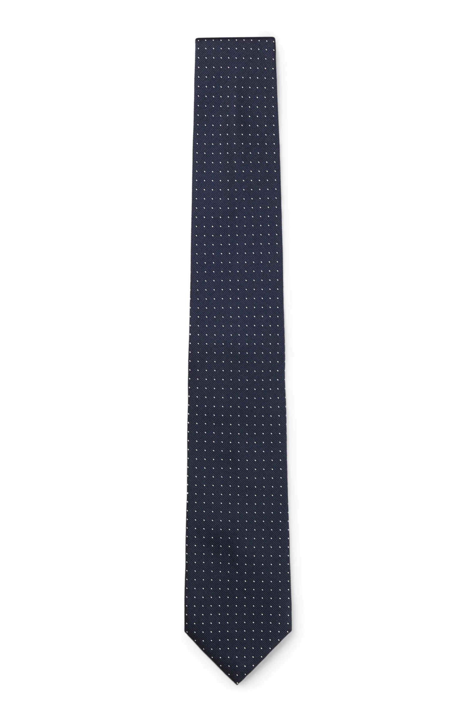 Gravata Em Seda E Tecido Em Jacquard