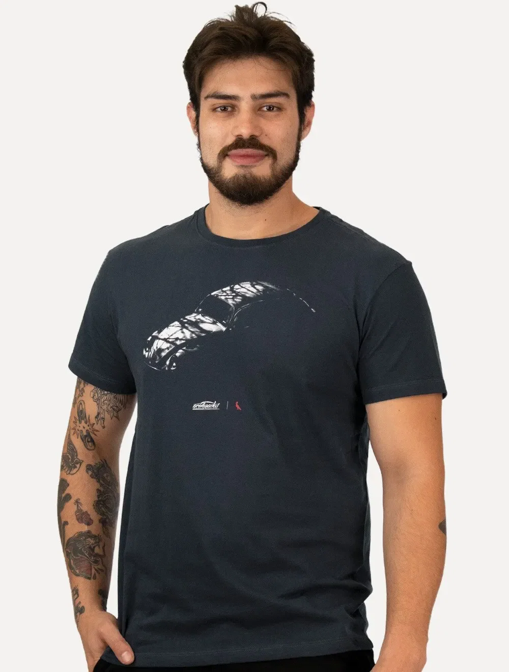 Camiseta Reserva Masculina Regular Fusca Azul Marinho