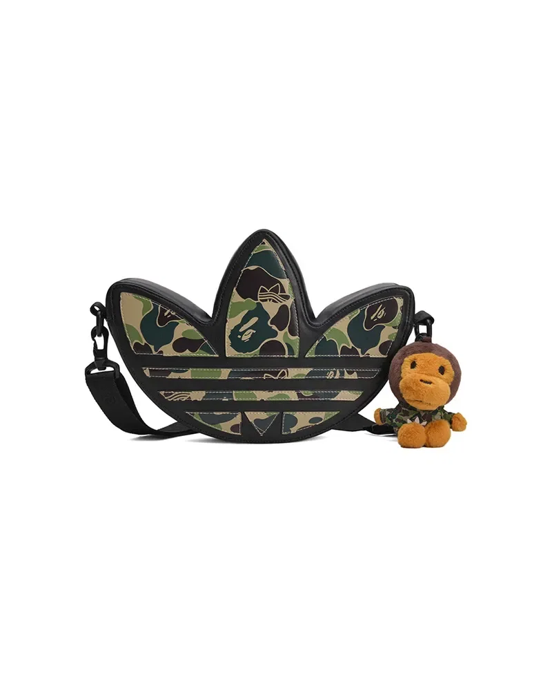Bolsa adidas de Ombro Trefoil Bape Unissex