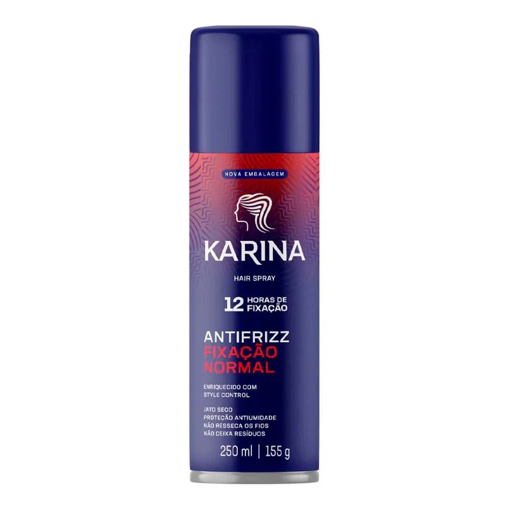 Spray Fixador Karina Fixação Normal 350ml