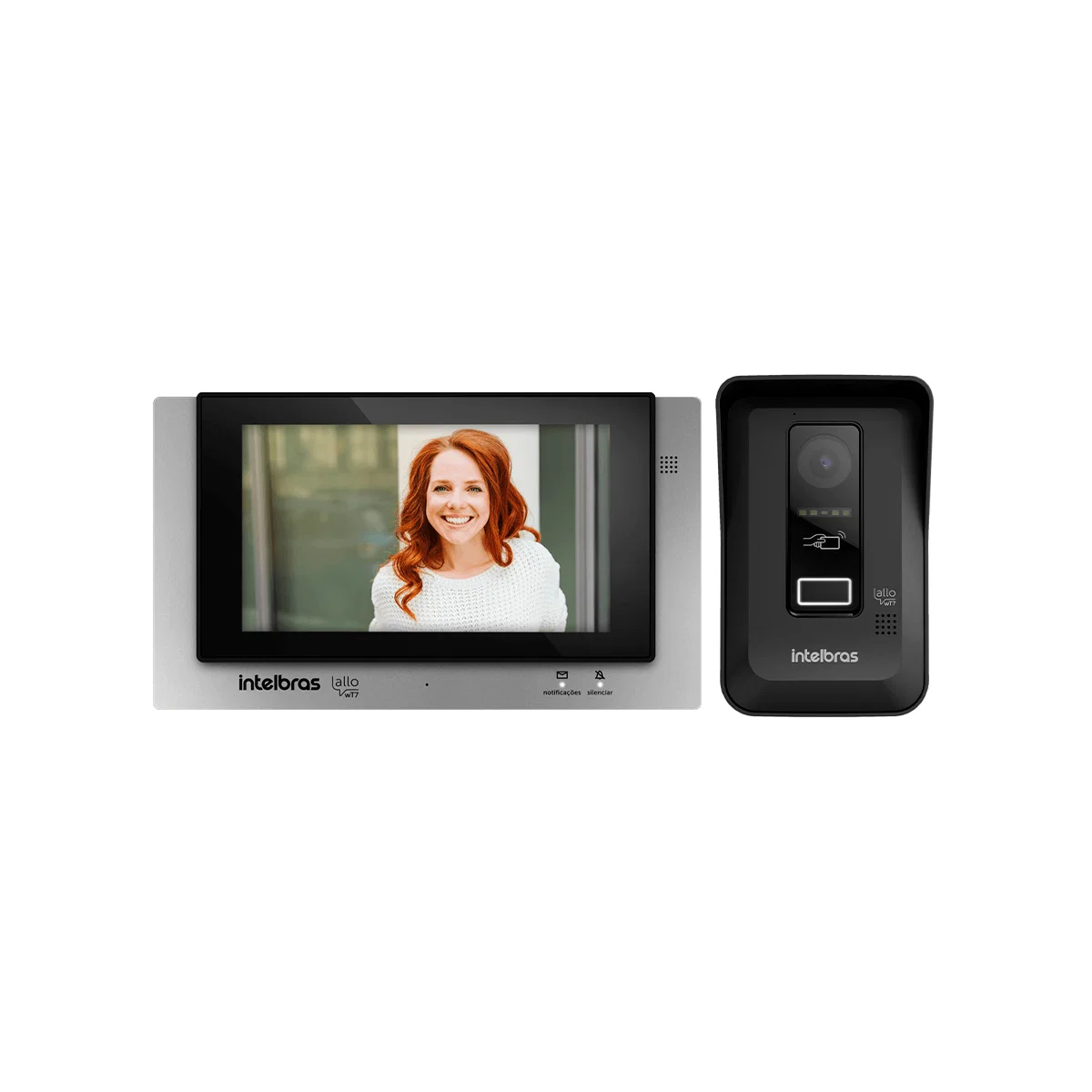 Videoporteiro Multi HD Wi-Fi Intelbras Allo wT7 — imagem 1