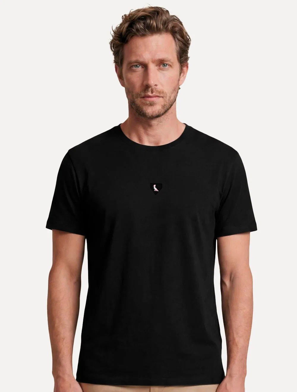 Camiseta Reserva Masculina SPFC Patch Minimalist Preta — imagem 1