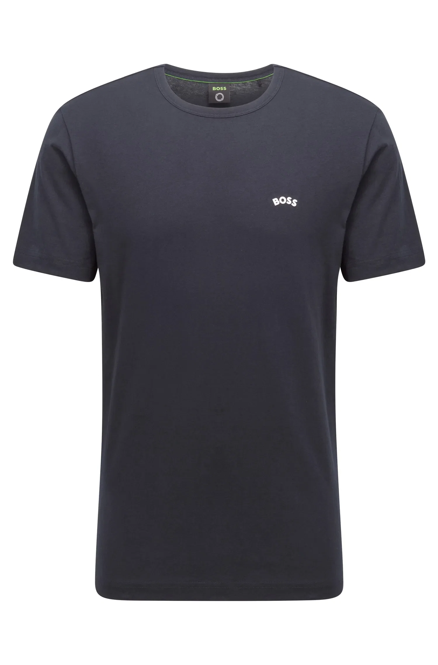 Camiseta De Algodão Orgânico Com Logo
