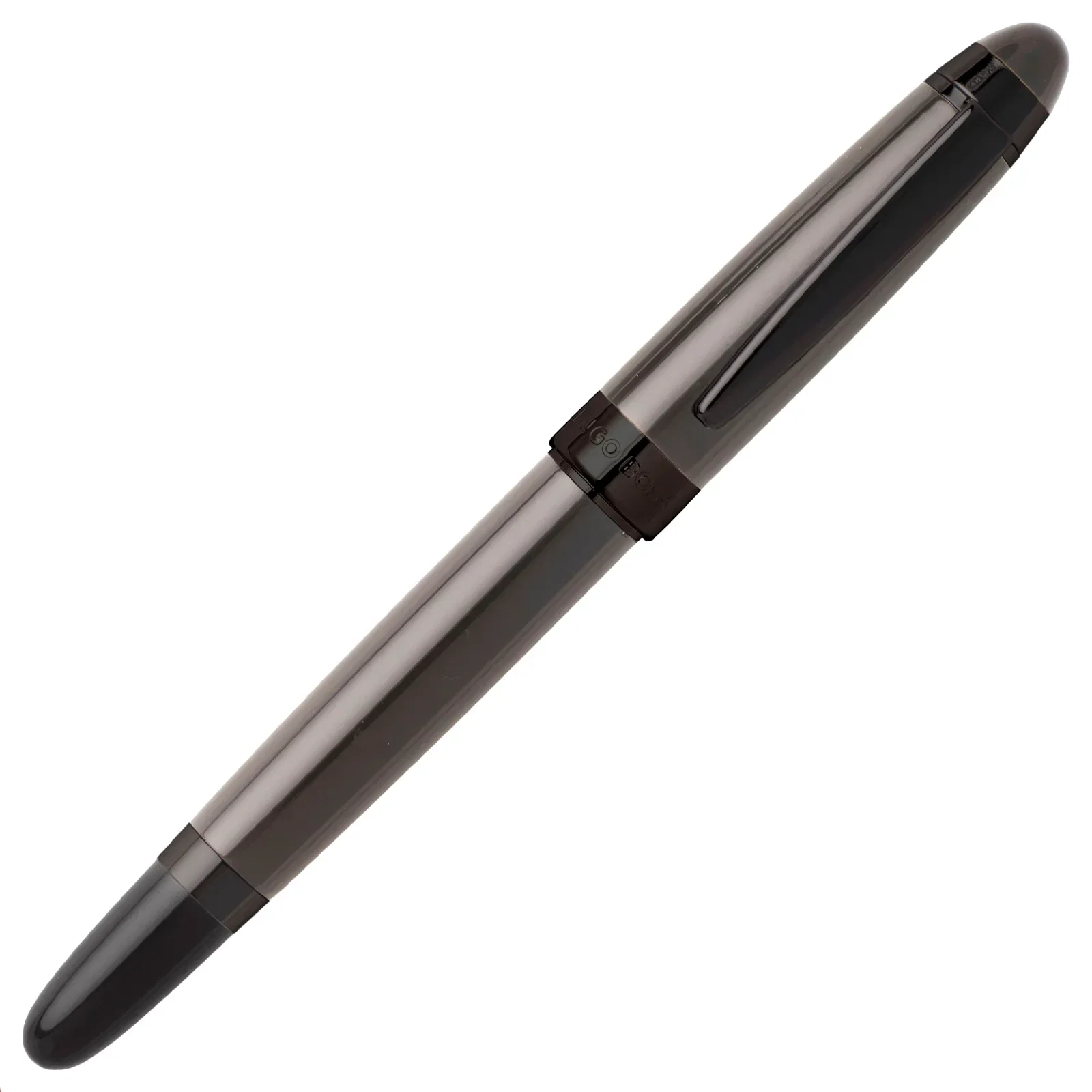 Caneta Hugo Boss Aço Cinza Escuro / preto Hsn0015j — imagem 1