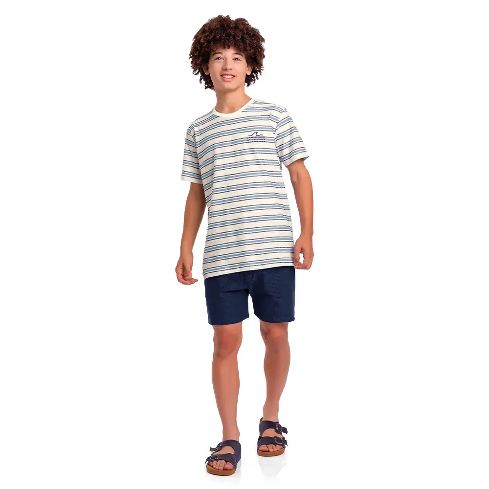 Camiseta juvenil com bordado — imagem 1