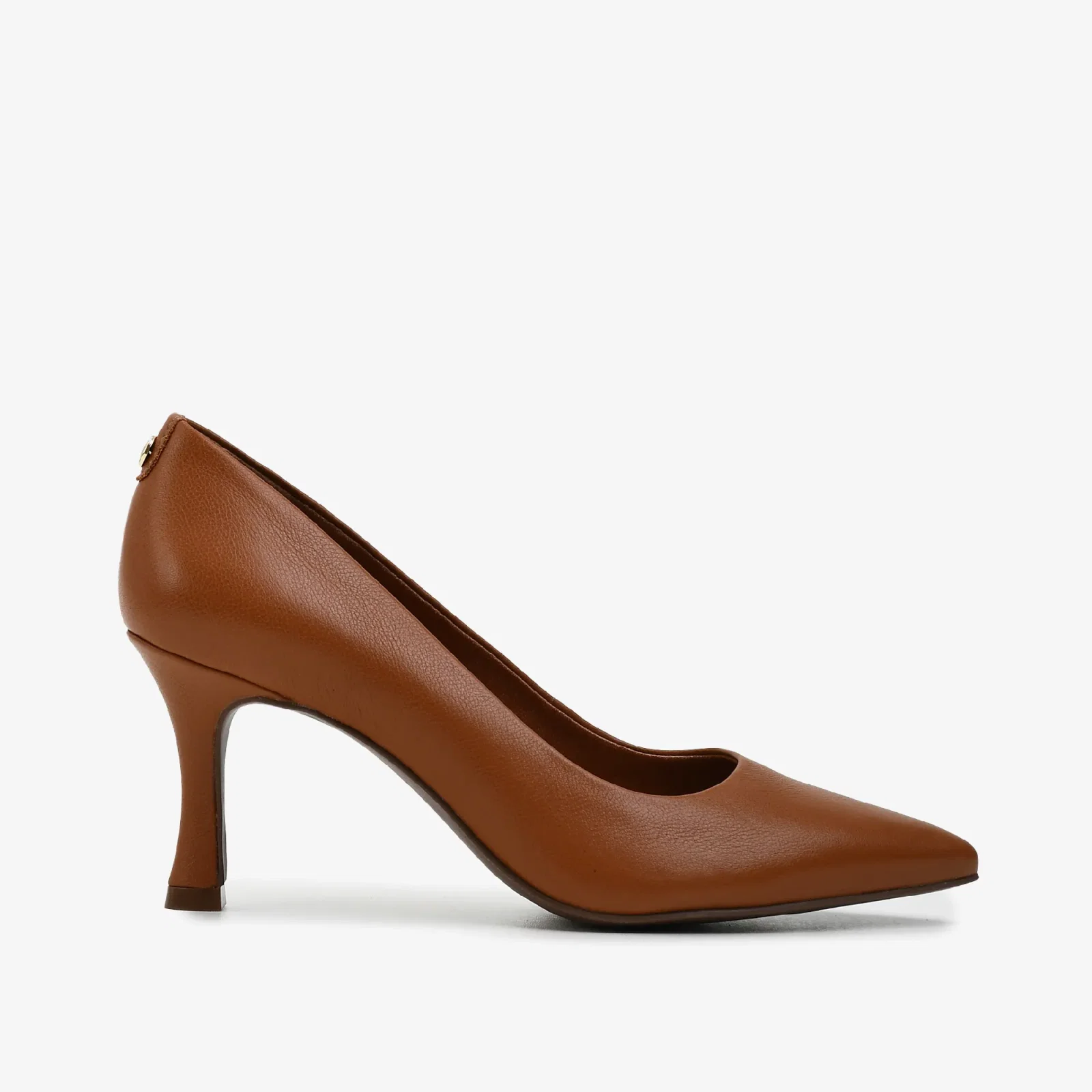 Scarpin Caramelo Mascavo Couro