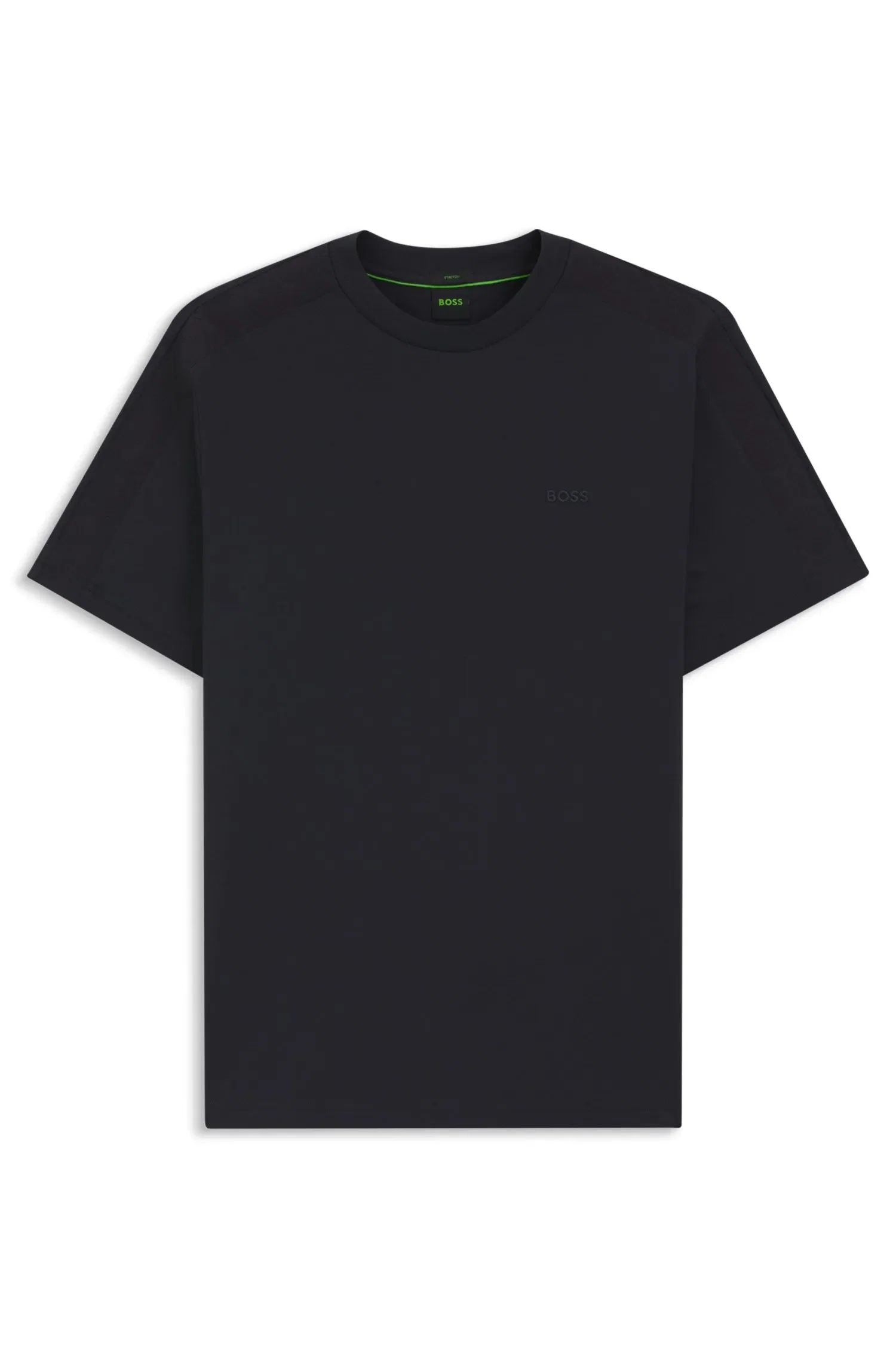 Camiseta Em Algodão Elástico Com Fita Em Jacquard — imagem 1
