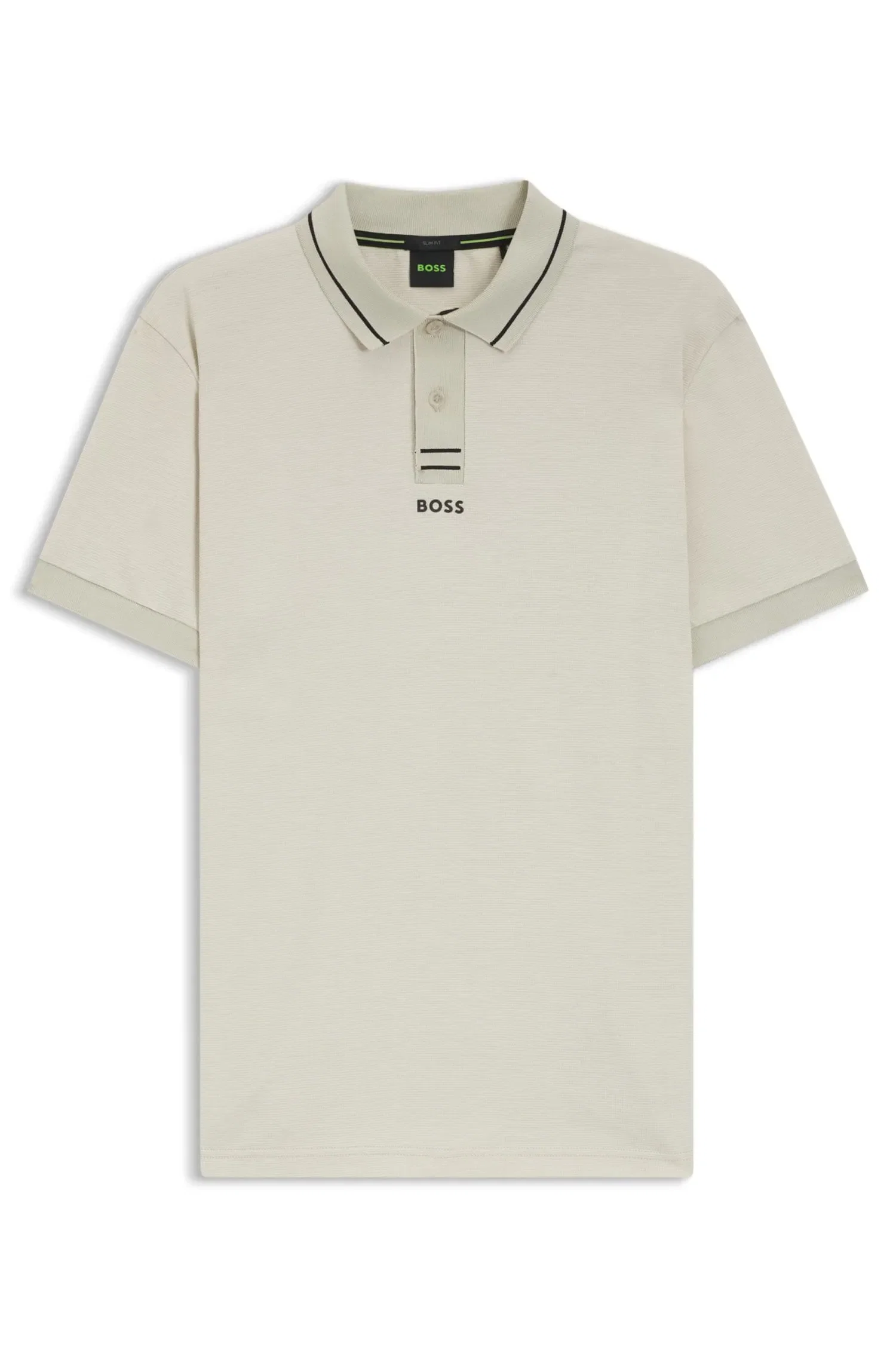 Polo Slim Fit Em Algodão Piqué