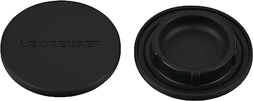 2 Tampas em Silicone para Moedor Le Creuset Preto