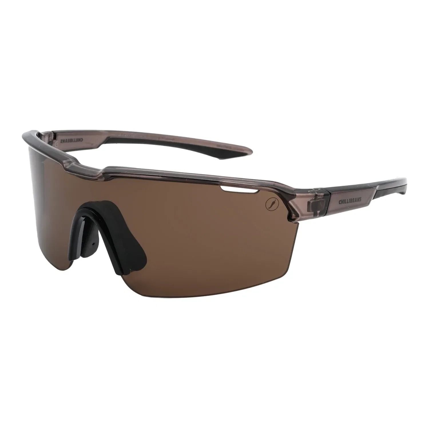 Óculos de Sol Masculino Chilli Beans Flutuante Marrom — imagem 1