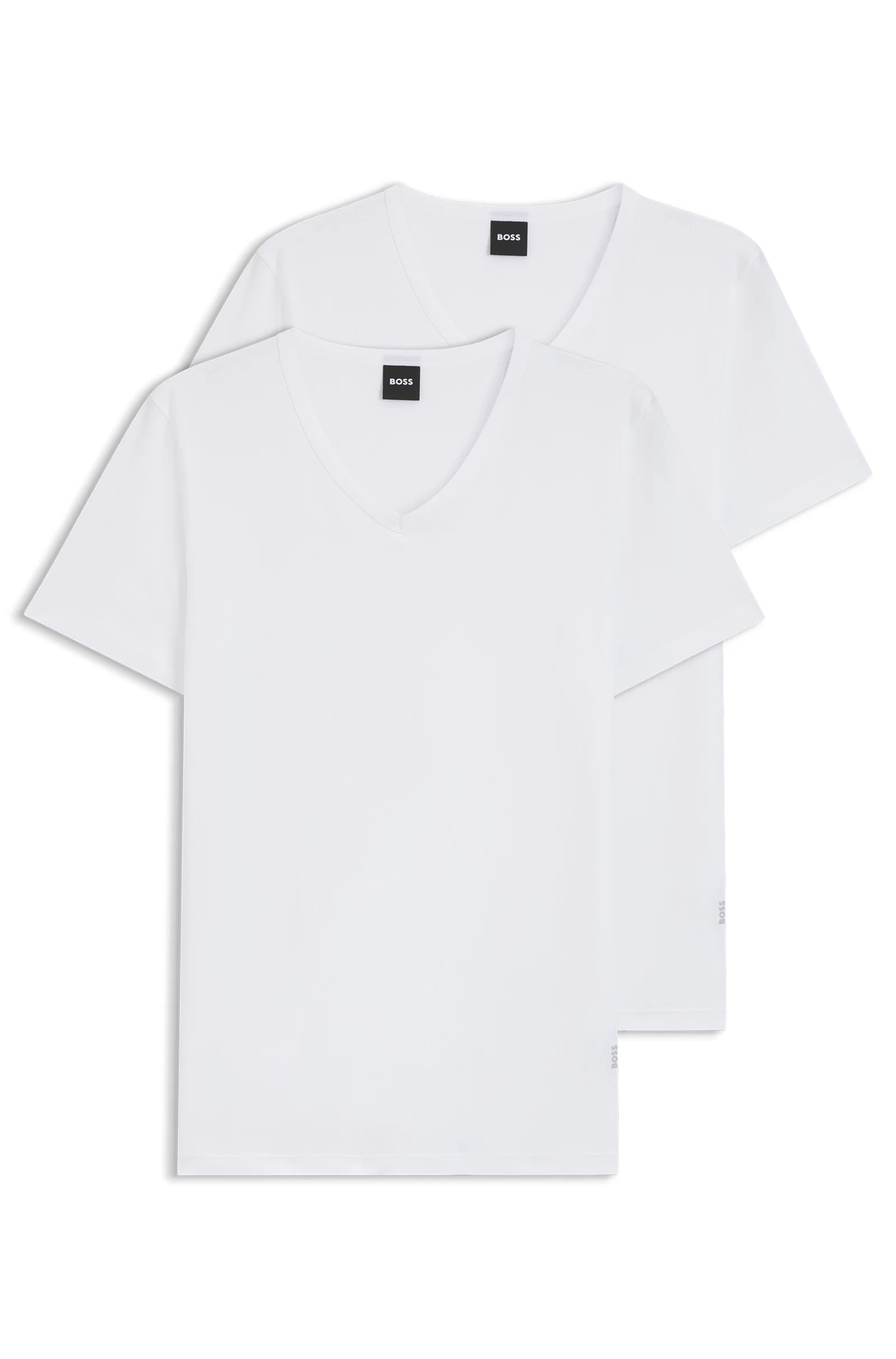 Pack De 2 Camisetas Slim Fit Em Algodão Stretch
