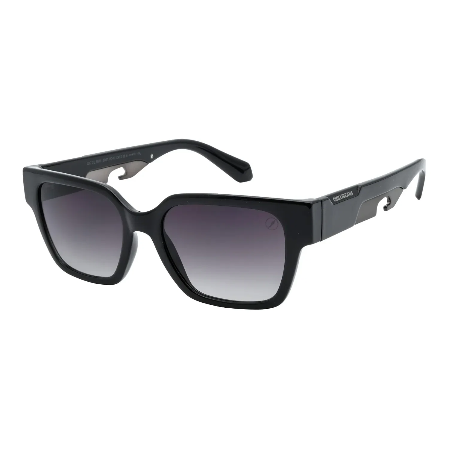 Óculos de Sol Feminino Chilli Beans Quadrado Degradê Preto — imagem 1