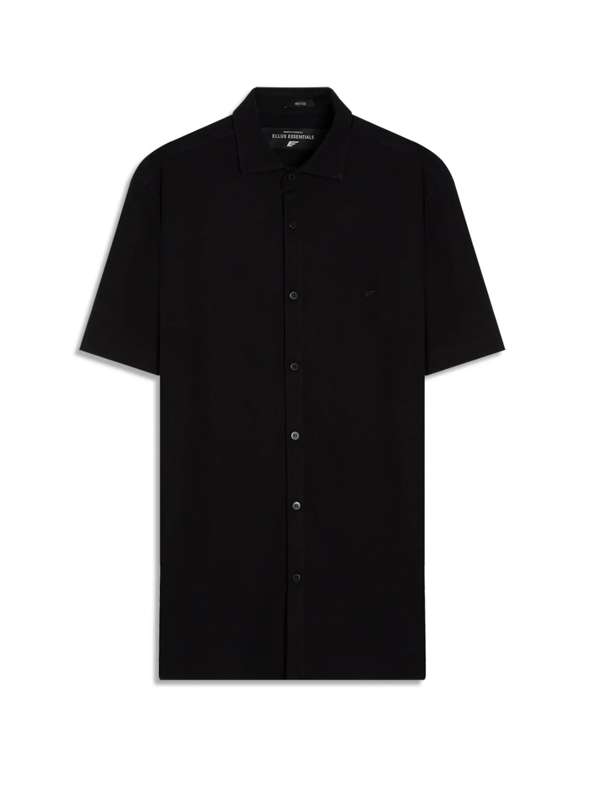 Camisa Knitted New Dotti Classic New Italian Preto — imagem 1