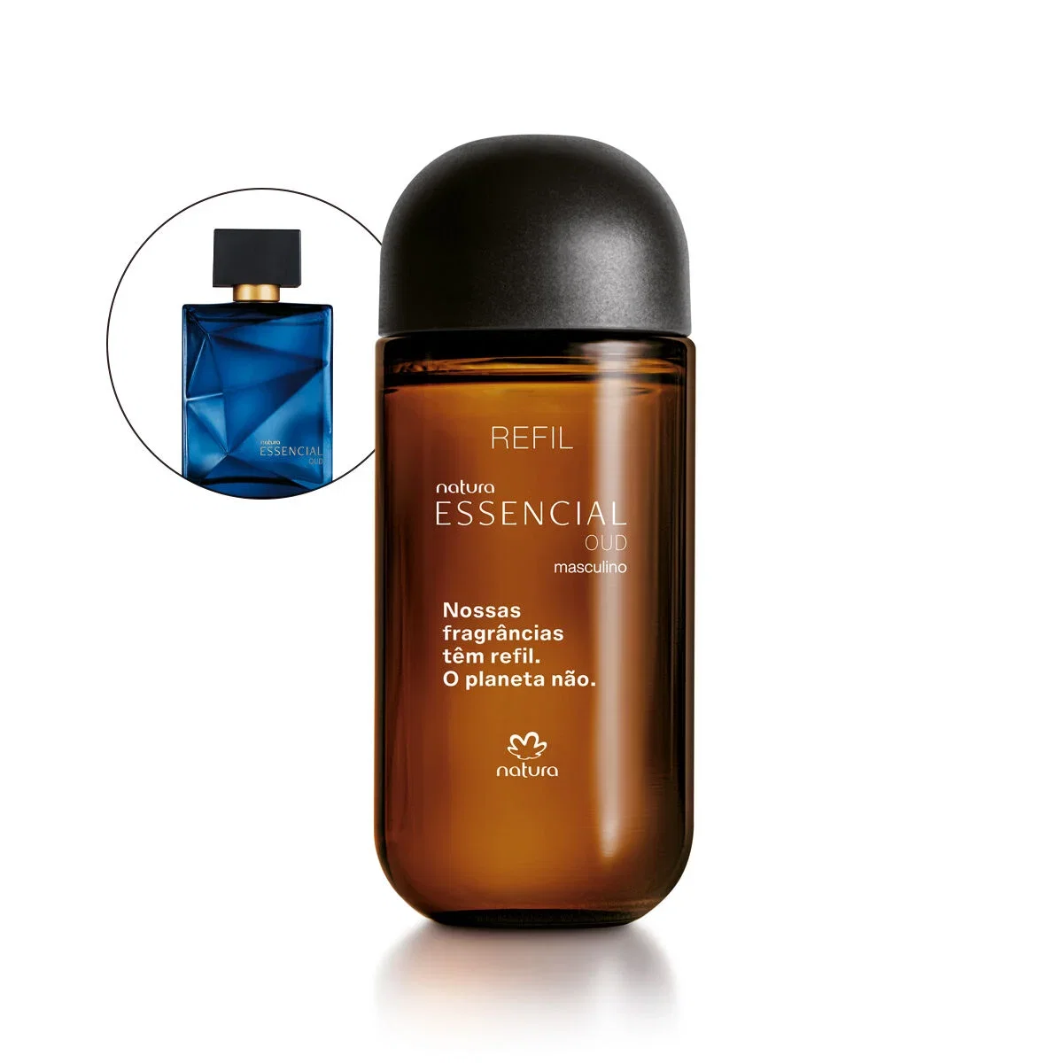 Refil Desodorante Perfume Essencial Oud Masculino 100 ml