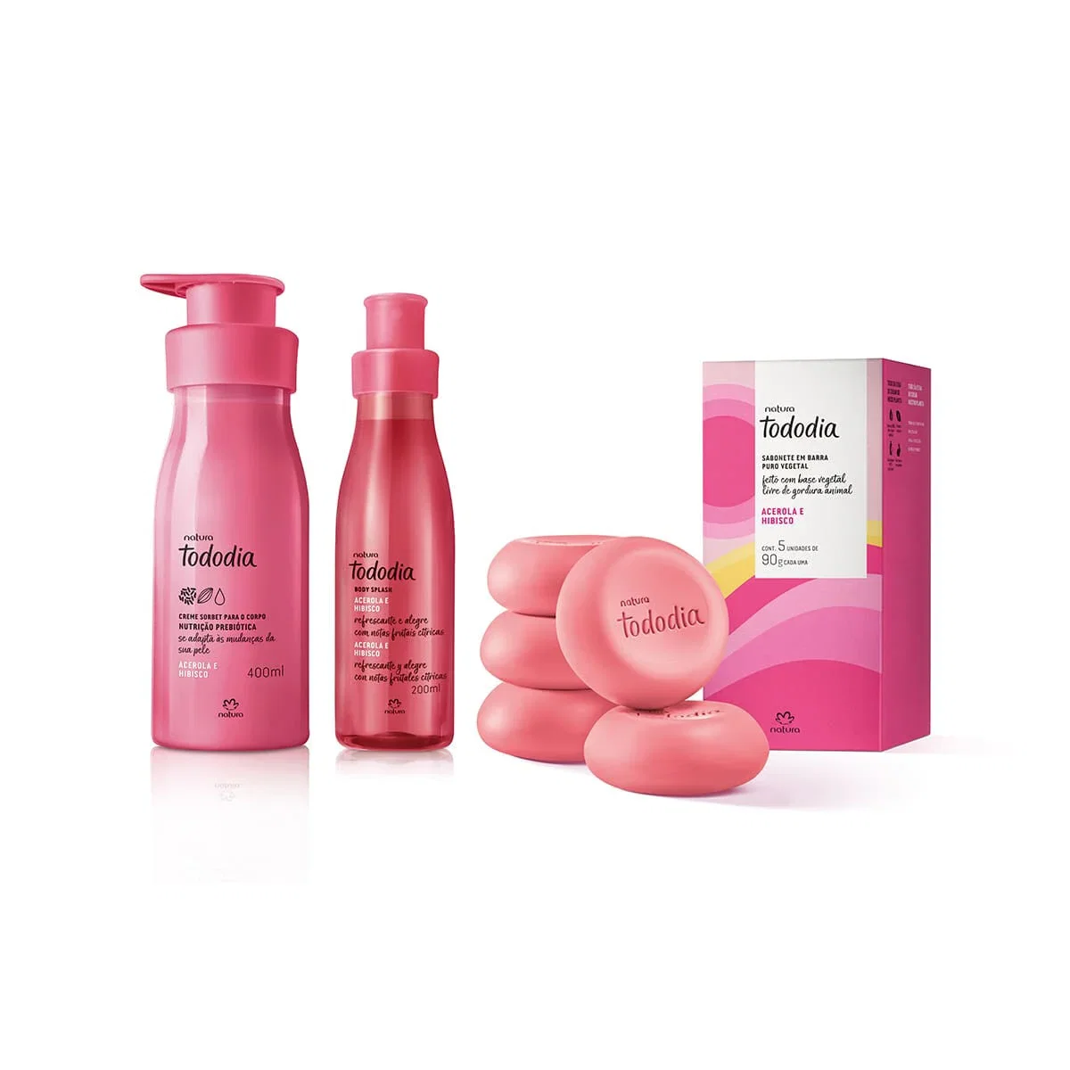 Kit Tododia Acerola e Hibisco
