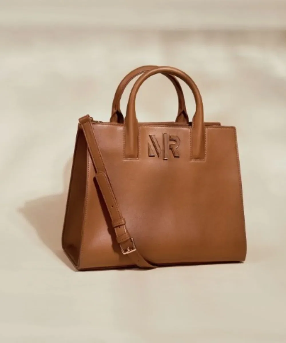 Bolsa Morena Rosa Tote Logo Mr Caramelo