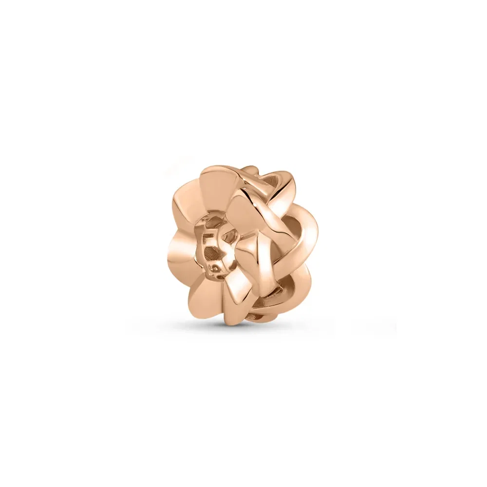 Separador Life Tranças em Liga Rosé com Banho de Ouro Rosé 18k