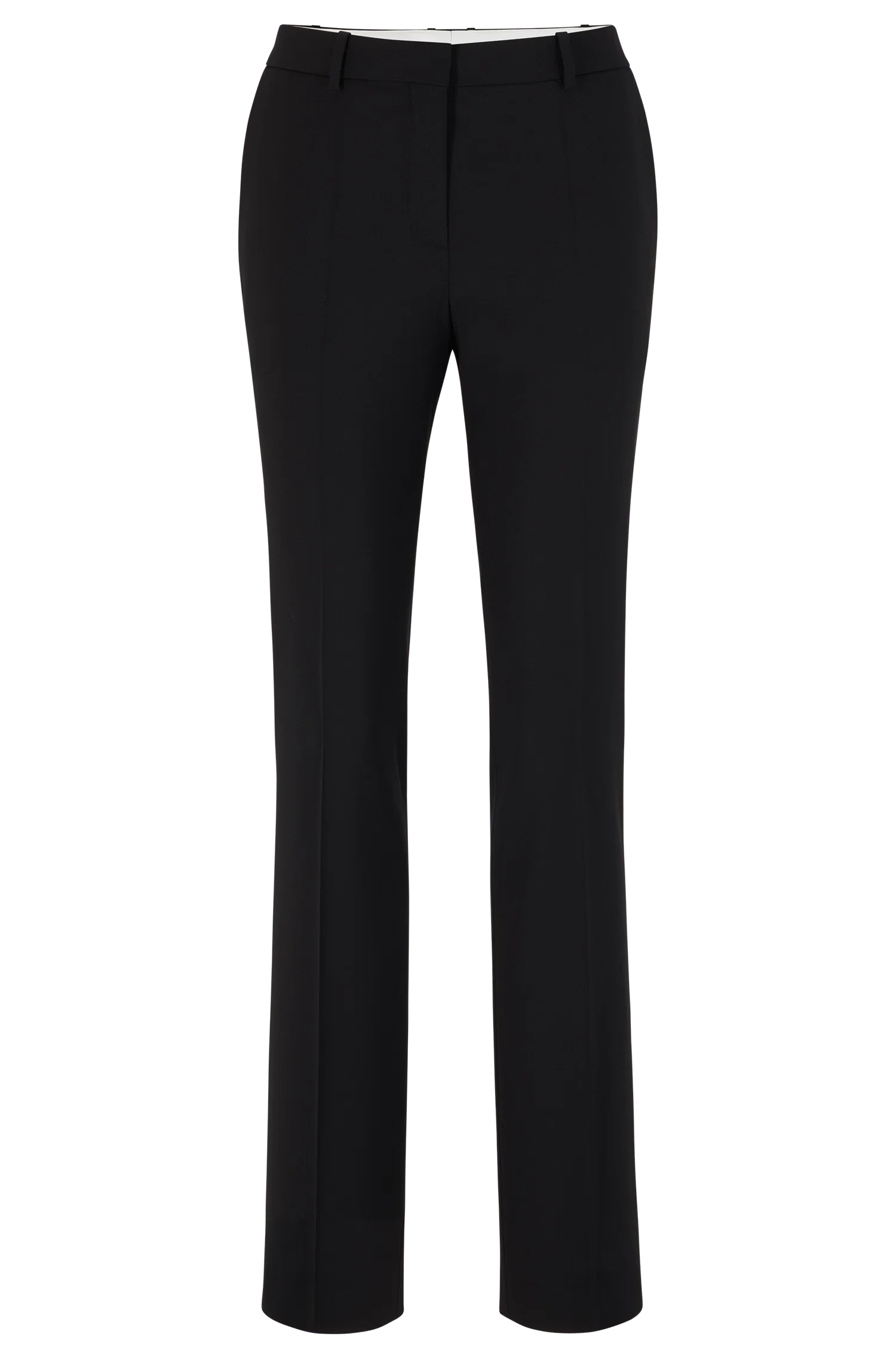 Calça Regular Fit Em Lã Responsável