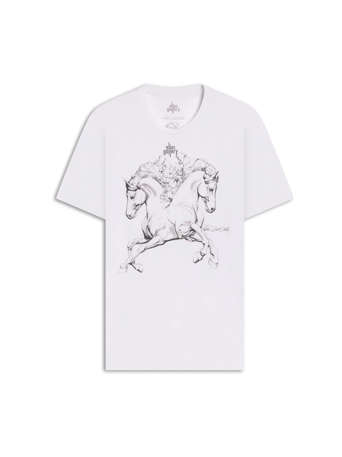 T-Shirt Double Horse Gallery Classic Off White — imagem 1