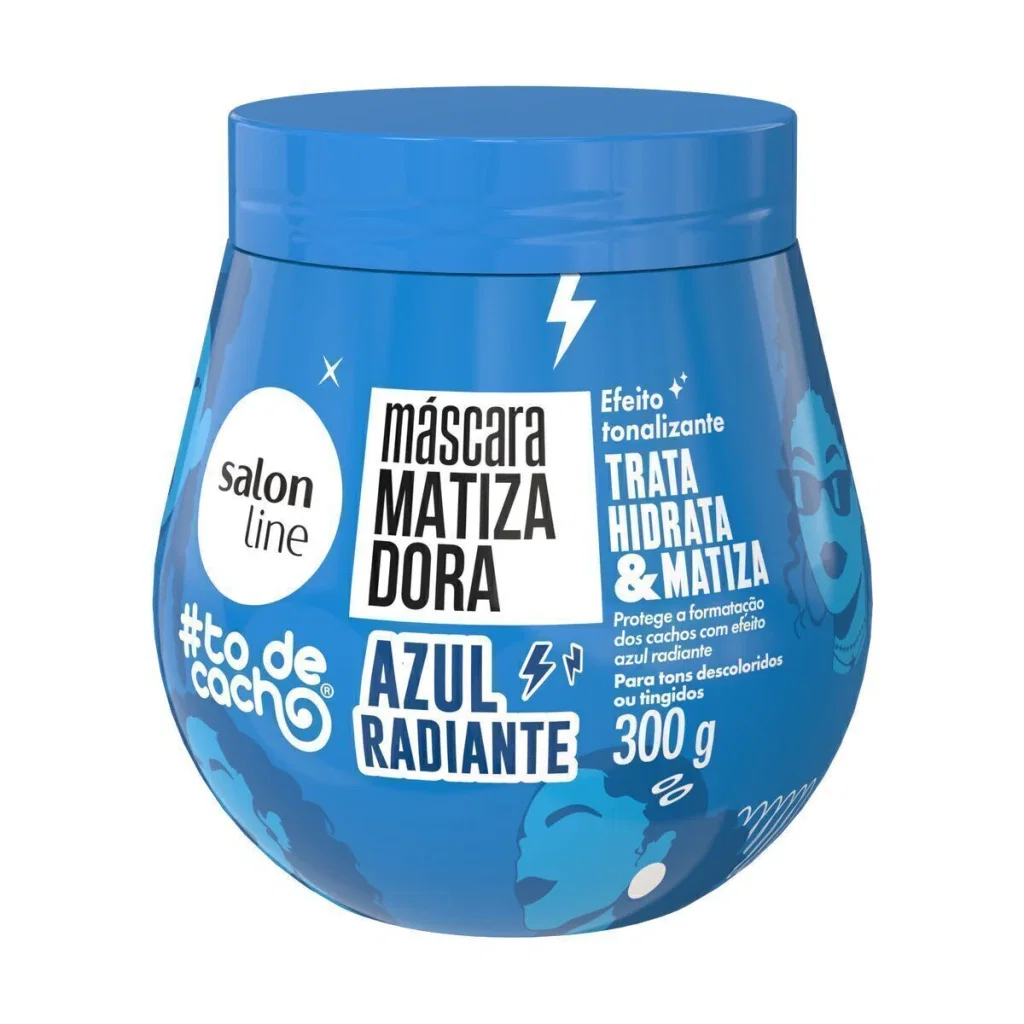 Máscara Matizadora Salon Line #todecacho Azul Radiante 300g