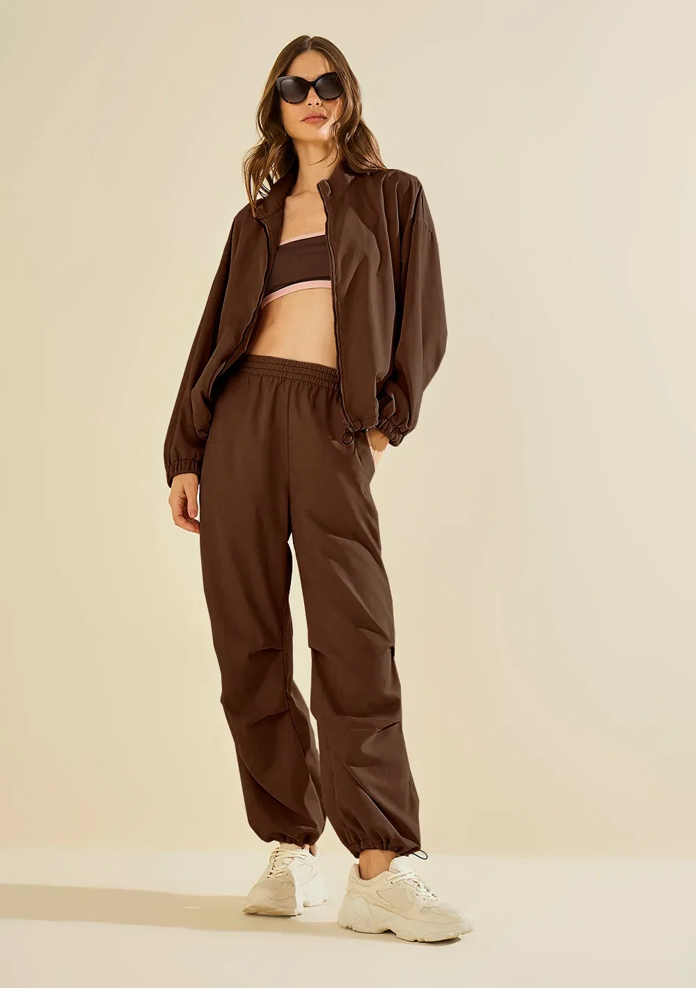 Calça Jogger Fluxo Marrom
