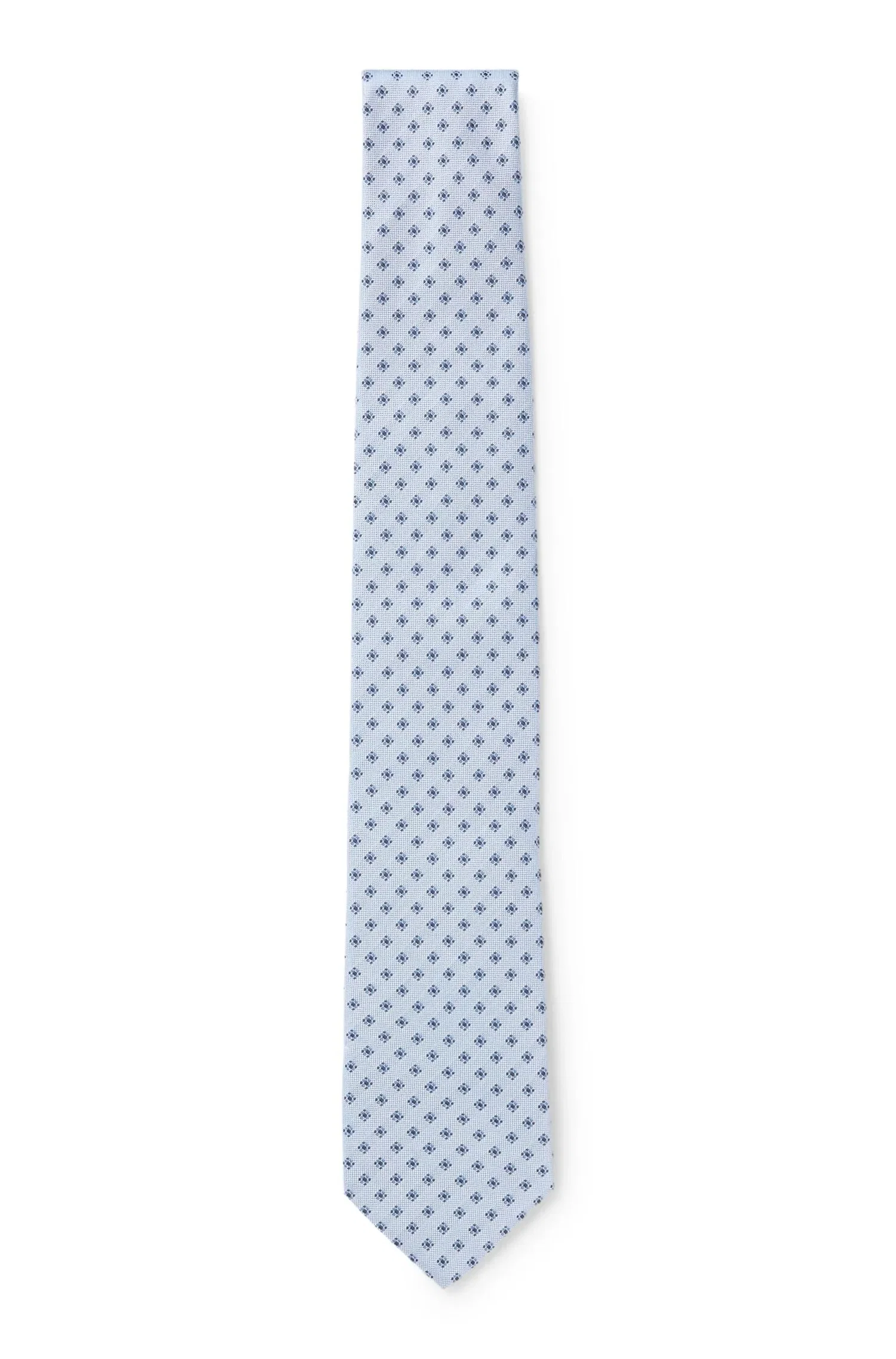 Gravata Com Padrão Jacquard Em Seda