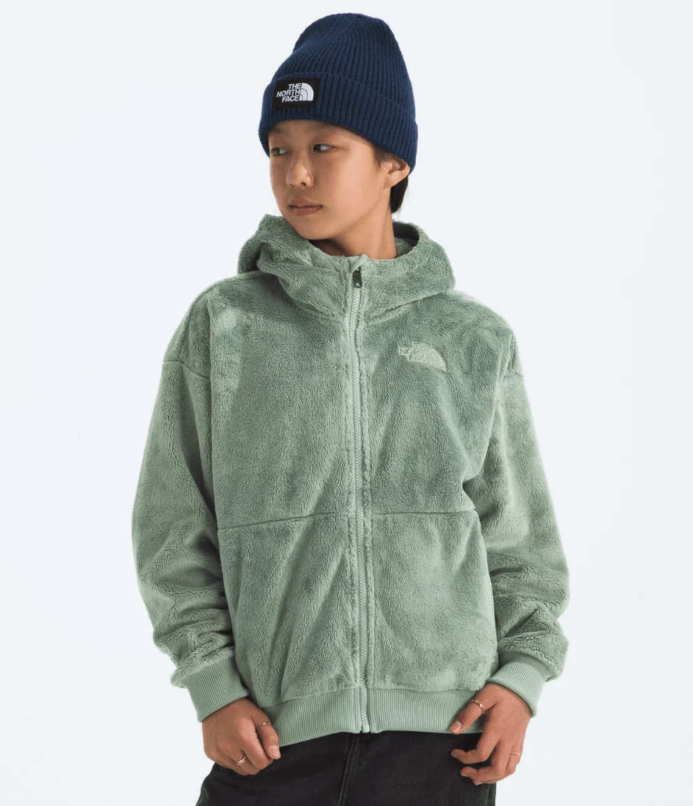 Fleece Infantil Teen Girls Osito Full Zip Hoodie Slate Moss