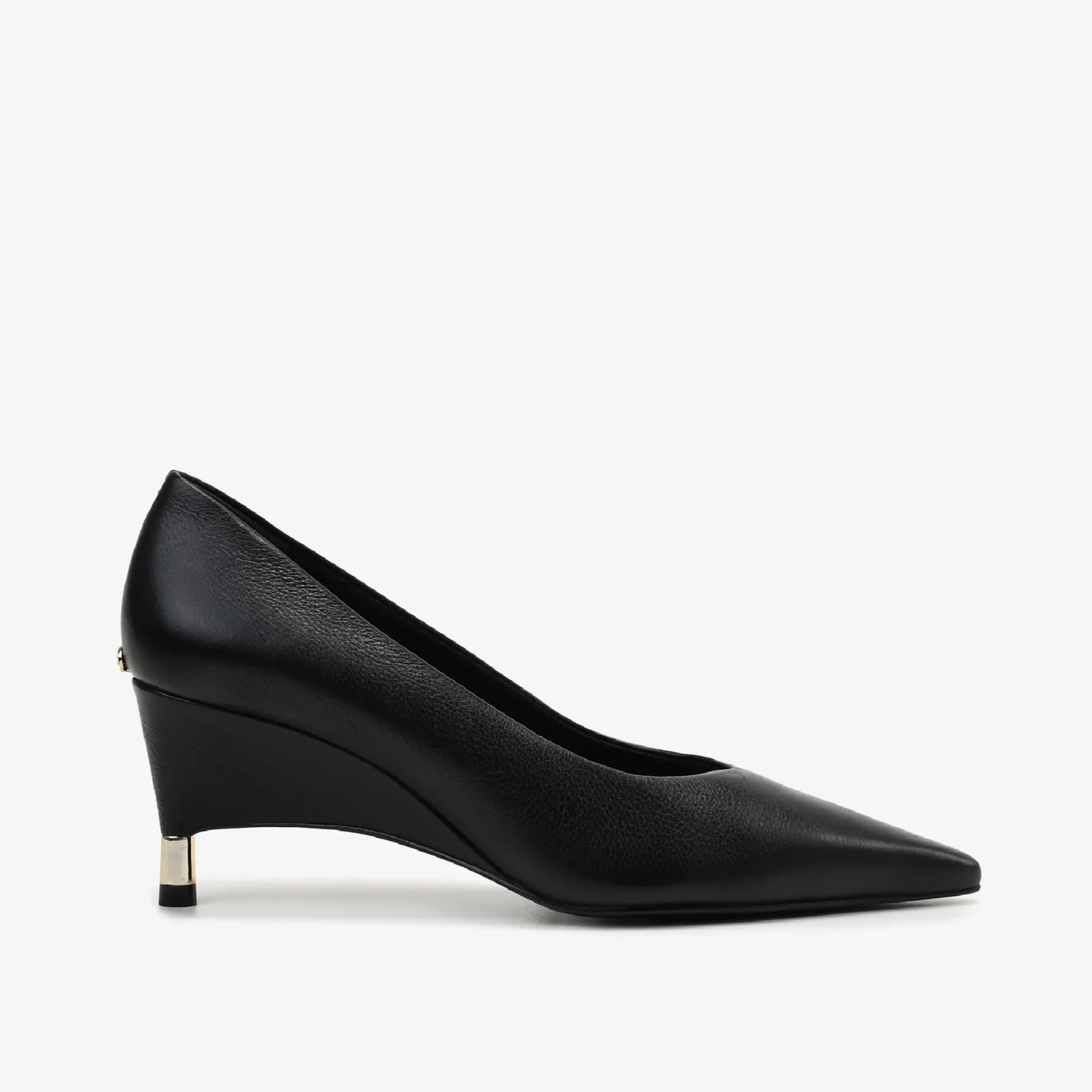 Scarpin Preto Couro