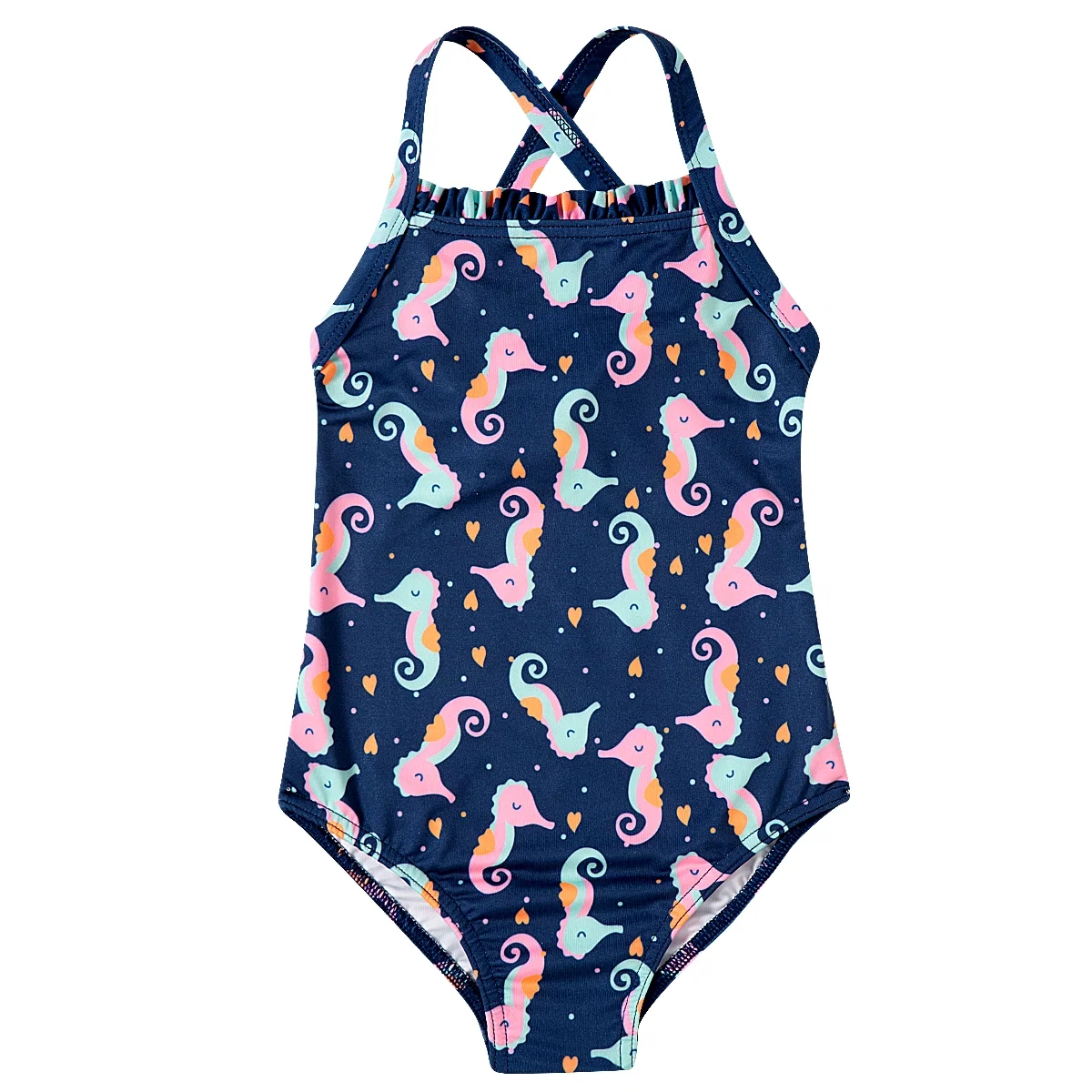 Maiô Praia Kids Cavalo Marinho Lycra Proteção Uv 50+ Tip Top