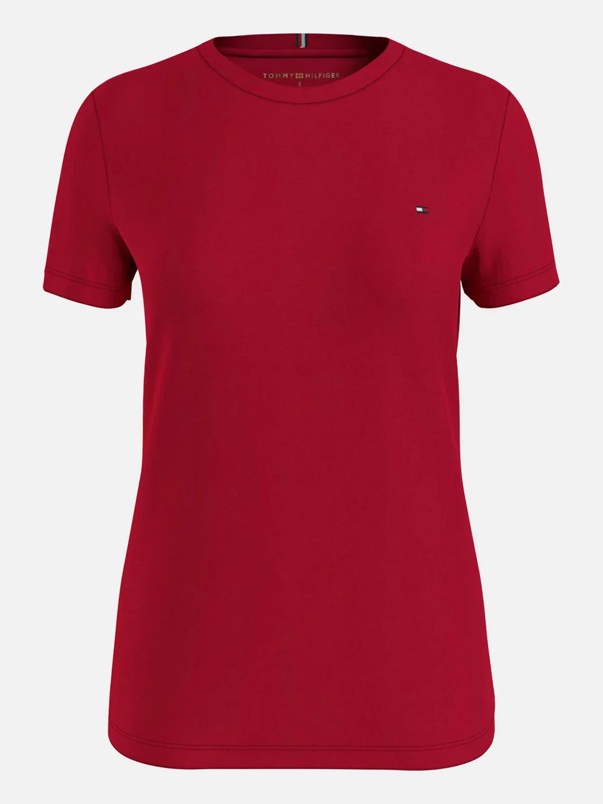 Camiseta TOMMY HILFIGER Clássica Gola C — imagem 1
