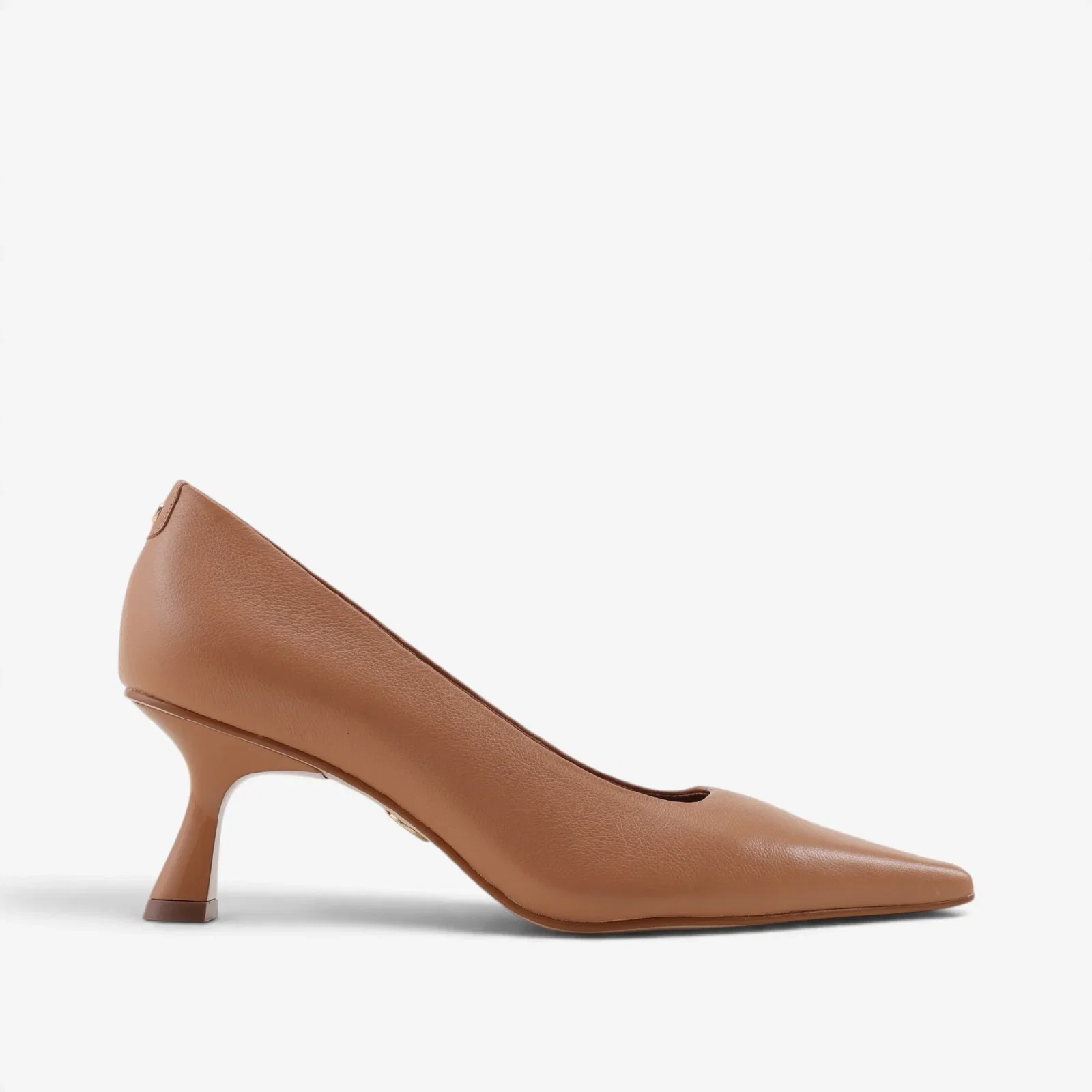 Scarpin Caramelo Trigo Couro